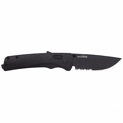 SOG 11180241 Folding Knives Blackout Steel Serrated