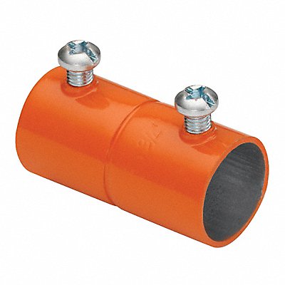 BRIDGEPORT FITTINGS 244SO Set Screw Coupling EMT Steel 1 1/2 Trade