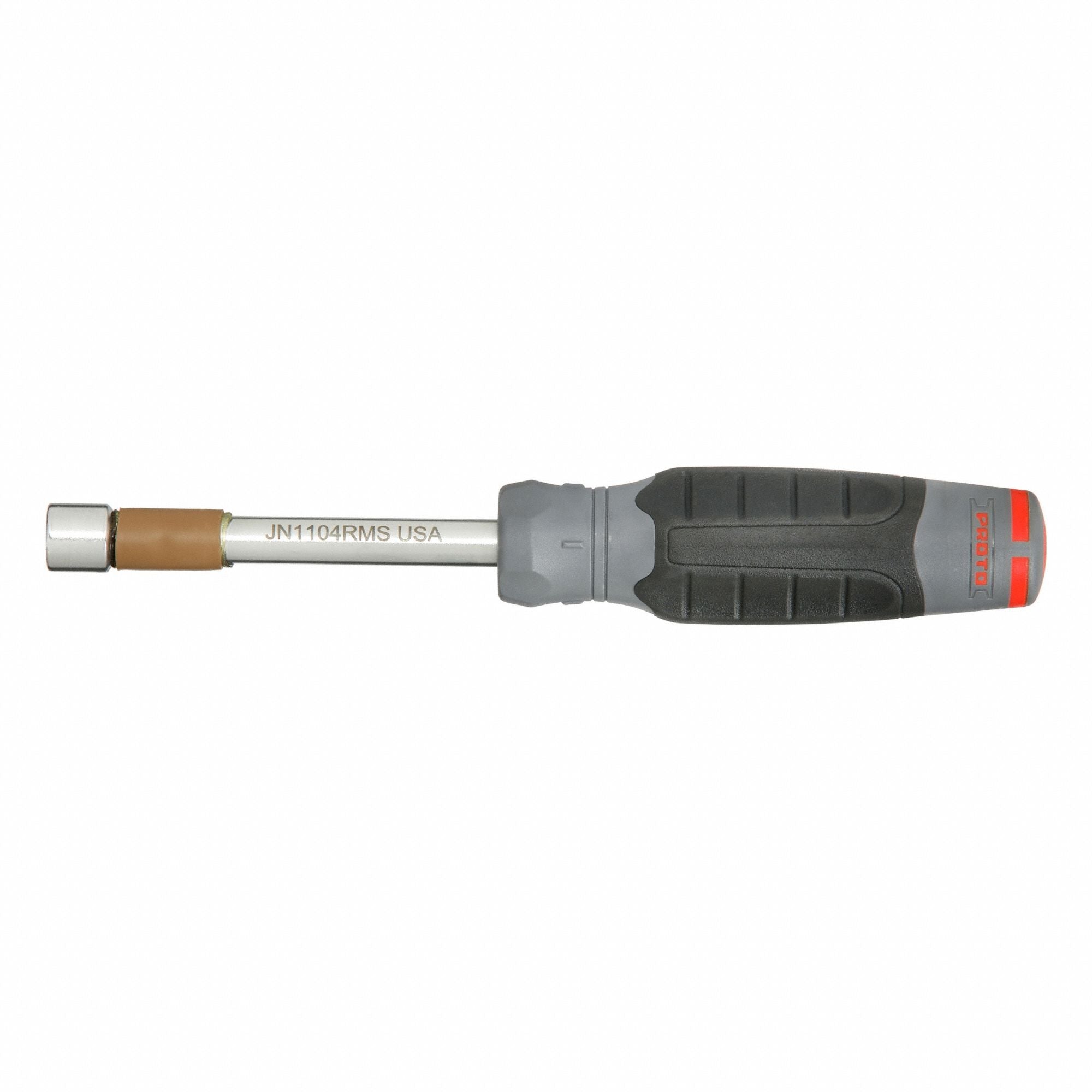 PROTO JN1104RMS Nut Driver 4 in L Shank 11 mm Tip