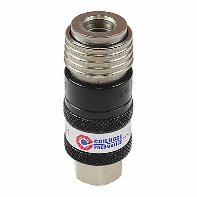 COILHOSE PNEUMATICS CO150USE Exhst Cplr 1/4 Body 1/4 FPT 5-in-1