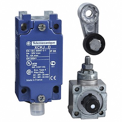 TELEMECANIQUE SENSORS XCKJ10511D Limit Switch Roller Lever Plunger 1NO/1NC