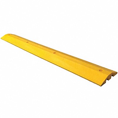 PLASTICS R UNIQUE 21072SBYLAGS Speed Bump Plastic Cncrt/Asphlt 2X10X72