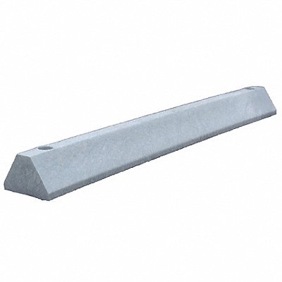 PLASTICS R UNIQUE S4PBGTRUESPIKES Parking Block Standard 4 ft Grey Spikes