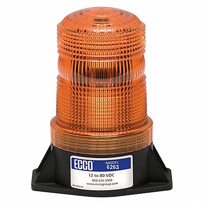 ECCO 6263A Beacon Light Amber Flashing