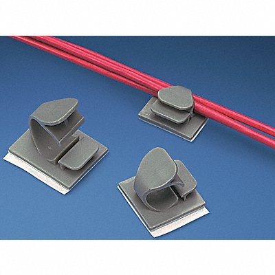 PANDUIT LWC25AC Ltching Wire Clip Adh .25 Bdle Nat PK100