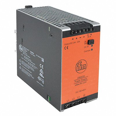 IFM DN4034 Power Supply 24V DC 20A 480W 3 Phase