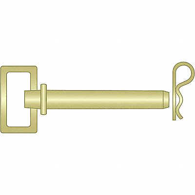 HERITAGE HP08756500S Hitch Pin Square Handle 7/8 x6-1/2 Zc