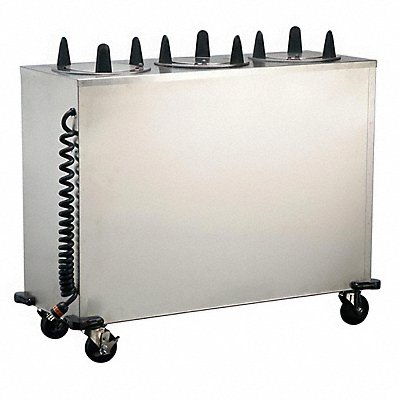 LAKESIDE 6309 Plate Dispenser Cart 46 3/8 in L SS