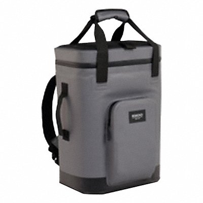 IGLOO 63790 Soft Sided Backpack Cooler Gray 17 qt
