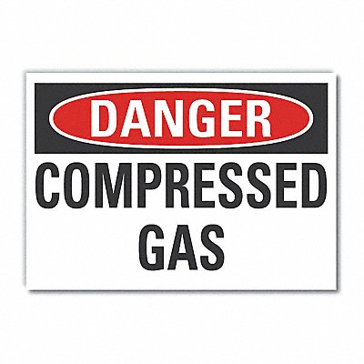 LYLE LCU40363ED10x7 Danger Sign 7 in x 10 in Non-PVC Polymer