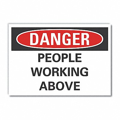 LYLE LCU40436ED14x10 Danger Sign 10in x 14in Non-PVC Polymer