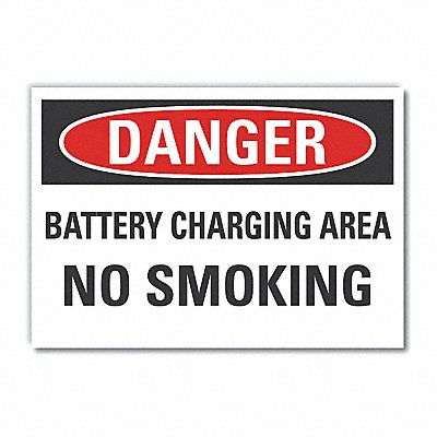 LYLE LCU40525ND10X7 Batt. Charge Label 7inx10in Polyester