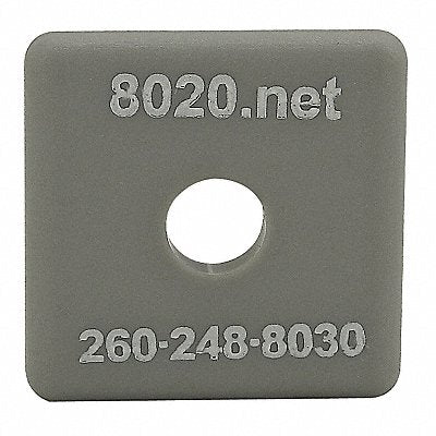 80/20 INC 2030GRA End Cap Grey W/Push Ins 1515/1515-Lite