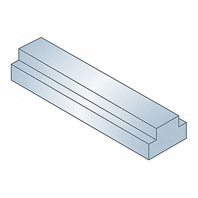 MAK-A-KEY SKO152 Step Key Stock 1/2 x5/8 x1ft Type2 ZcOv