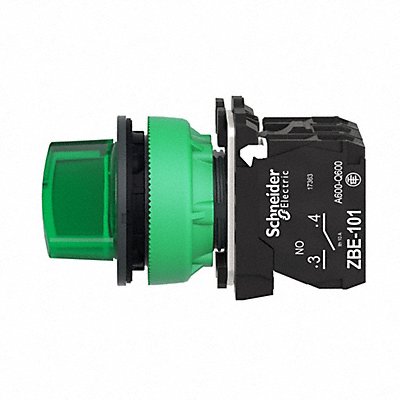 SCHNEIDER ELECTRIC XB5FK123G5 Selector Switch Illuminated 2Pos 30mm Green