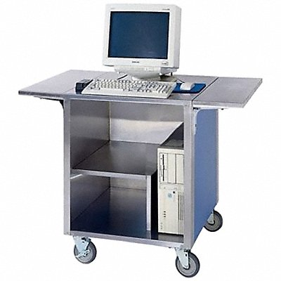 LAKESIDE 641BL Cashier Stand Mobil Stainless 51x26x35