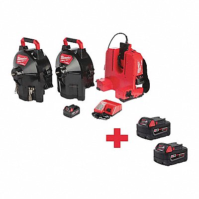 MILWAUKEE 2775C22248111852 Drain Gun Kit 18.0V 100 ft Max Run
