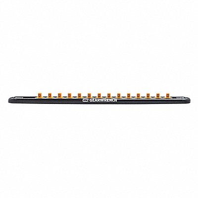 GEARWRENCH 83126 Magnetic SocketRail 1/4 Dr Incl 16 Clips