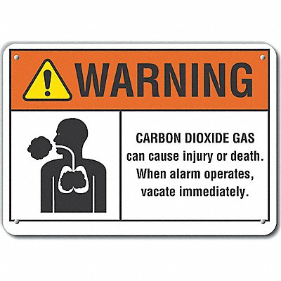 LYLE LCU60017RA10X7 Danger Sign 7 in x 10 in Aluminum