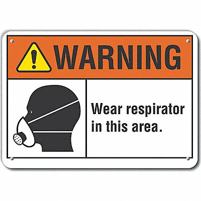 LYLE LCU60035RA10X7 Danger Sign 7 in x 10 in Aluminum