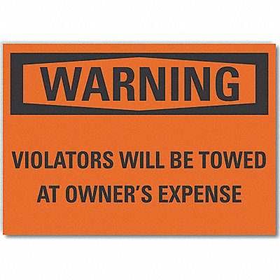 LYLE LCU60137ED14x10 Eco-Decal Towing 10 in x 14 in Non-PVC