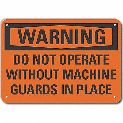 LYLE LCU60148NA10X7 Danger Sign 7 in x 10 in Aluminum