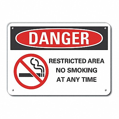 LYLE LCU40276RA10X7 Danger Sign 7 in x 10 in Aluminum