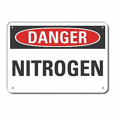 LYLE LCU40321NA10X7 Danger Sign 7 in x 10 in Aluminum