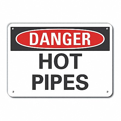 LYLE LCU40328NA10X7 Danger Sign 7 in x 10 in Aluminum
