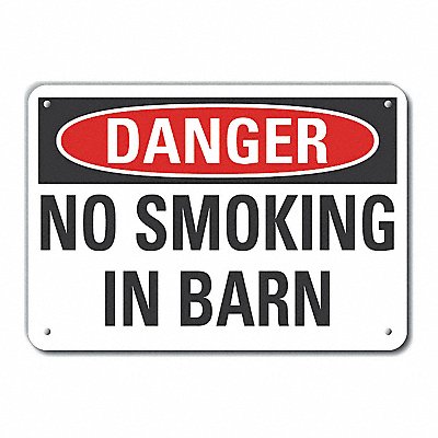 LYLE LCU40412NA10X7 Danger Sign 7 in x 10 in Aluminum
