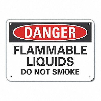 LYLE LCU40514NA10X7 Danger Sign 7 in x 10 in Aluminum