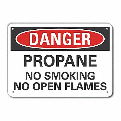 LYLE LCU40530NA10X7 Danger Sign 7 in x 10 in Aluminum