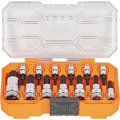 KLEIN TOOLS 65213TX Bit Socket Set 13-Piece