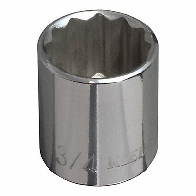 KLEIN TOOLS 65705 11/16 Std 12-Pt Socket 3/8 Drive