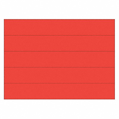 MASTERVISION FM2504 Magnetic Tape Strips 7/8 x6 Red PK25