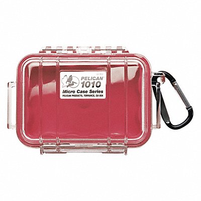 PELICAN 1010 Microcase 1010 Clear/Red