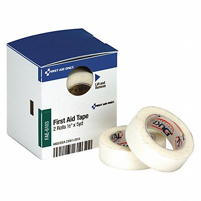 FIRST AID ONLY FAE6103 First Aid Tape 5yd 1/2 W White