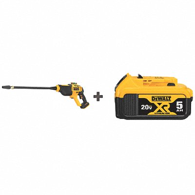 DEWALT DCPW550BDCB205 Pressure Washer Kit 400 cfm Max Air Flow