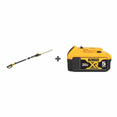 DEWALT DCPH820BDCB205 Cordless Hedge Trimmer Kit Double-Sided