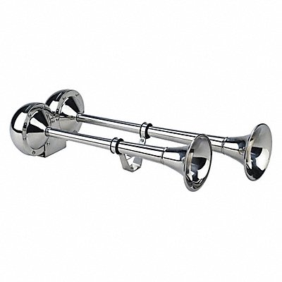 WOLO 12524 Air Horn The Dominator SS Dbl Trumpet