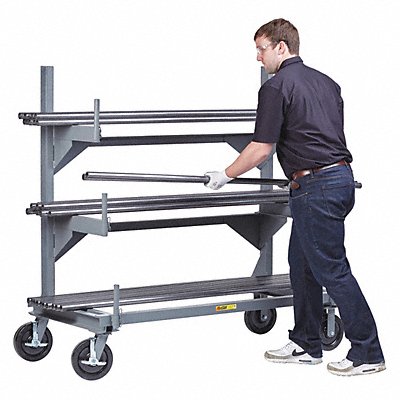 LITTLE GIANT CBR30608PHBK Mobile Cantilever Rack 30x60 4000 lb.