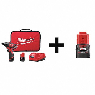 MILWAUKEE 24012200000000 Cordless Screwdriver Kit 12.0V