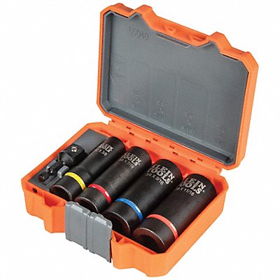 KLEIN TOOLS 66040 Impact Socket Set 2-in-1 5-Piece
