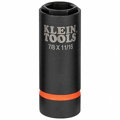 KLEIN TOOLS 66064 2-in-1 Socket 7/8 X 11/16 6 Pt