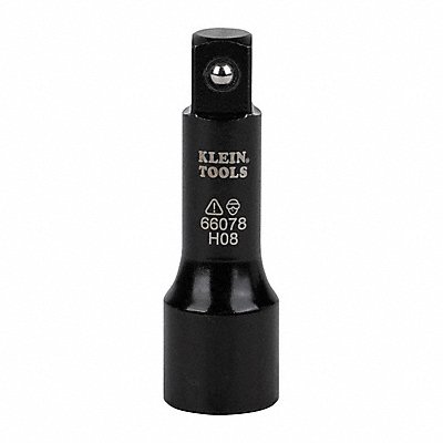 KLEIN TOOLS 66078 Flip Socket Adaptor Impact Drive 3 L