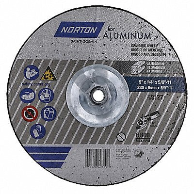 NORTON 66252849379 Depressed Centre Wheel