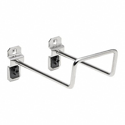 TRITON PRODUCTS 66528 Pegboard Hook 2 1/4 inx5 inx3 3/4 in PK2