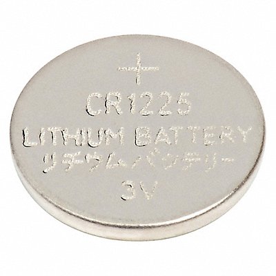 GRAINGER CR1225 Button Cell Battery Lithium 50mAh Cap