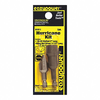 EAZYPOWER 81011 Hurricane Power Bit Kit No 18-20 2 pcs.