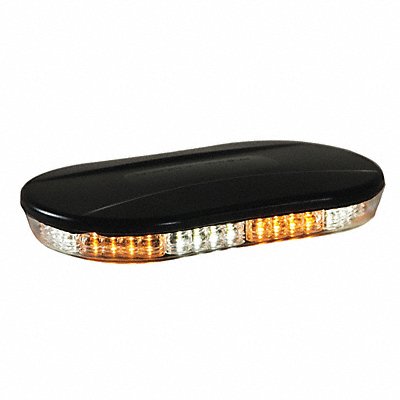 BUYERS PRODUCTS 8891082 Mini Light Bar Oval Amber/Clear 40 LED